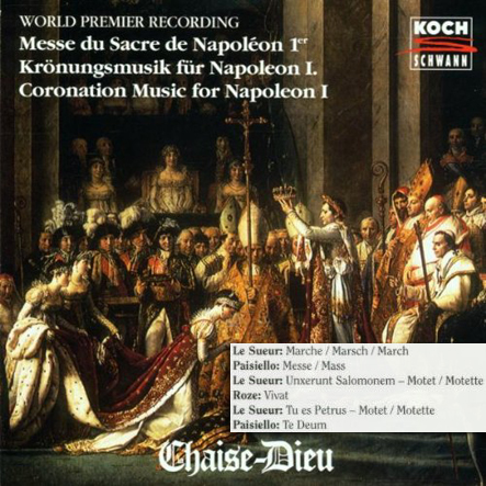 Coronation Music for Napoleon I - SCO of the Capella Saint Petersbourg (Koch Schwann Records)