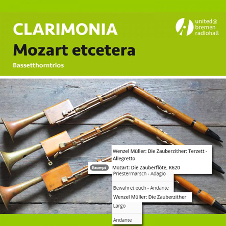 1791: Mozart & Wenzel Mller or Magic Flute & Magic Zither (United Bremen Radio Hall)